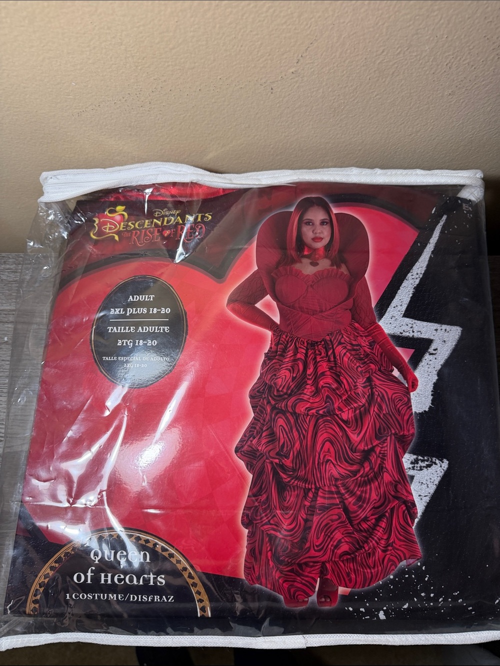 Disney Queen of Hearts Adult Costume - Red and Black